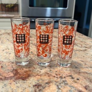 Circle aware design set of 3 shot cups